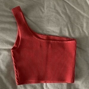 Aritzia Babaton One Shoulder Sculpt Knit Top